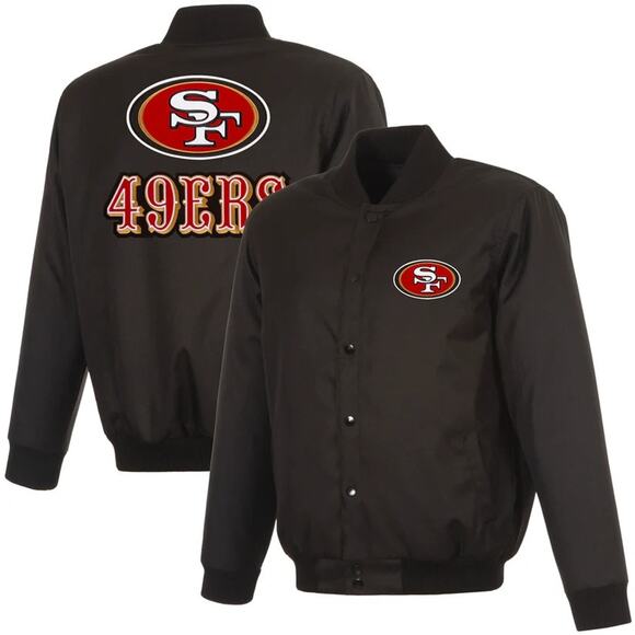 San Francisco Forty Niners (49ers) (NFL) Poly-Twill Jacket - Picture 1 of 6